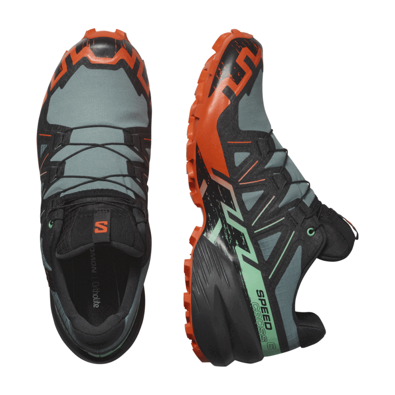 SALOMON - UOMO - SPEEDCROSS 6 GTX North Atlantic / Black / Cherry Tomato - immagine 5
