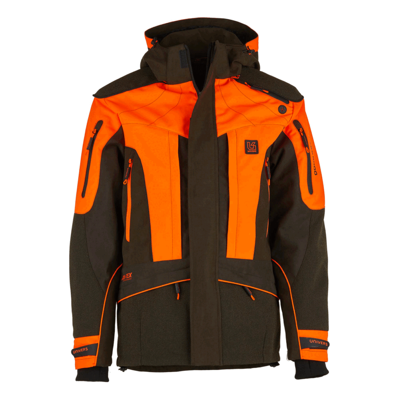 GIACCA - UNIVERS - CACCIA MERANO MICROFIBRA U-TEX Verde/Arancio