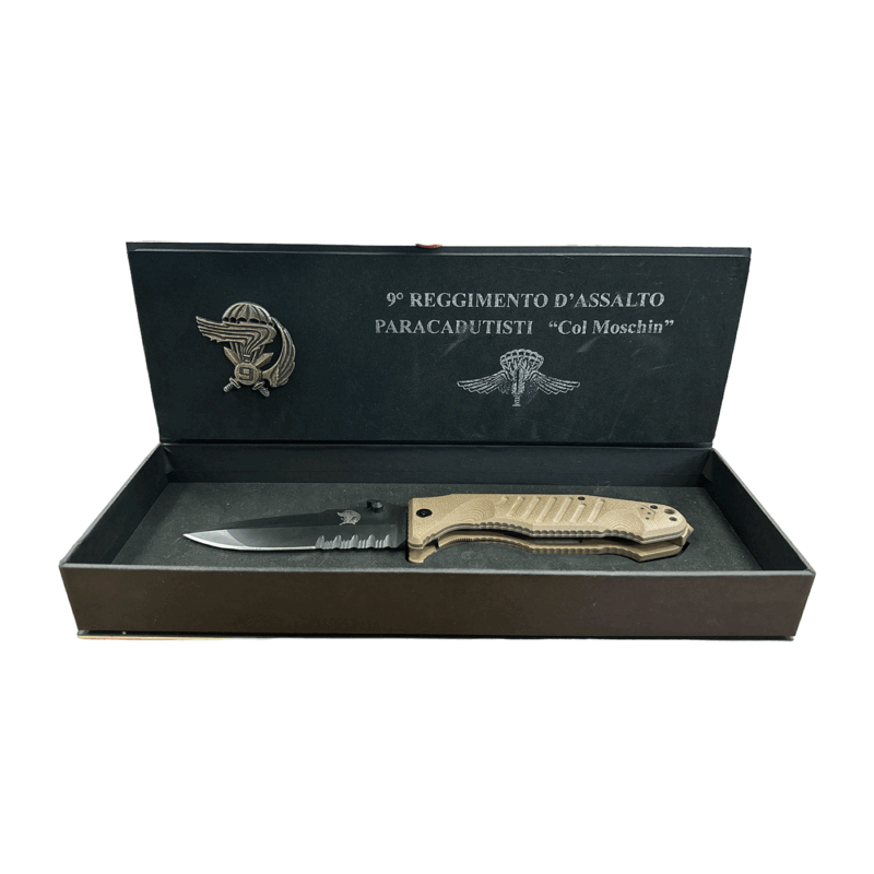 USATO - COLTELLO - FOX - 9° RGT. COL MOSCHIN DELTA SPEC.OPS KNIFE - immagine 3