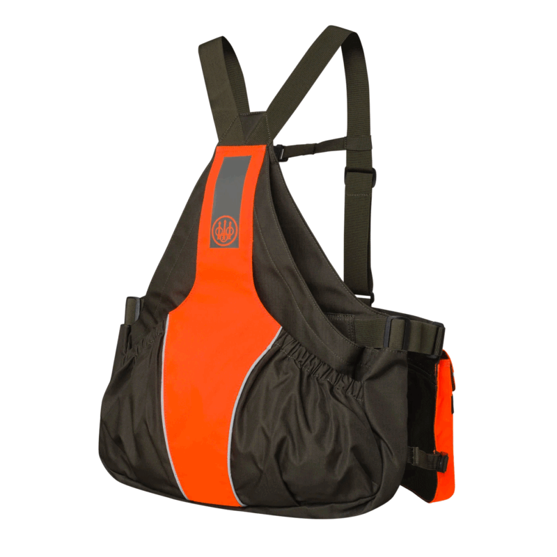 GILET - BERETTA - STRAP EVO VEST Green Moss & Orange - immagine 2