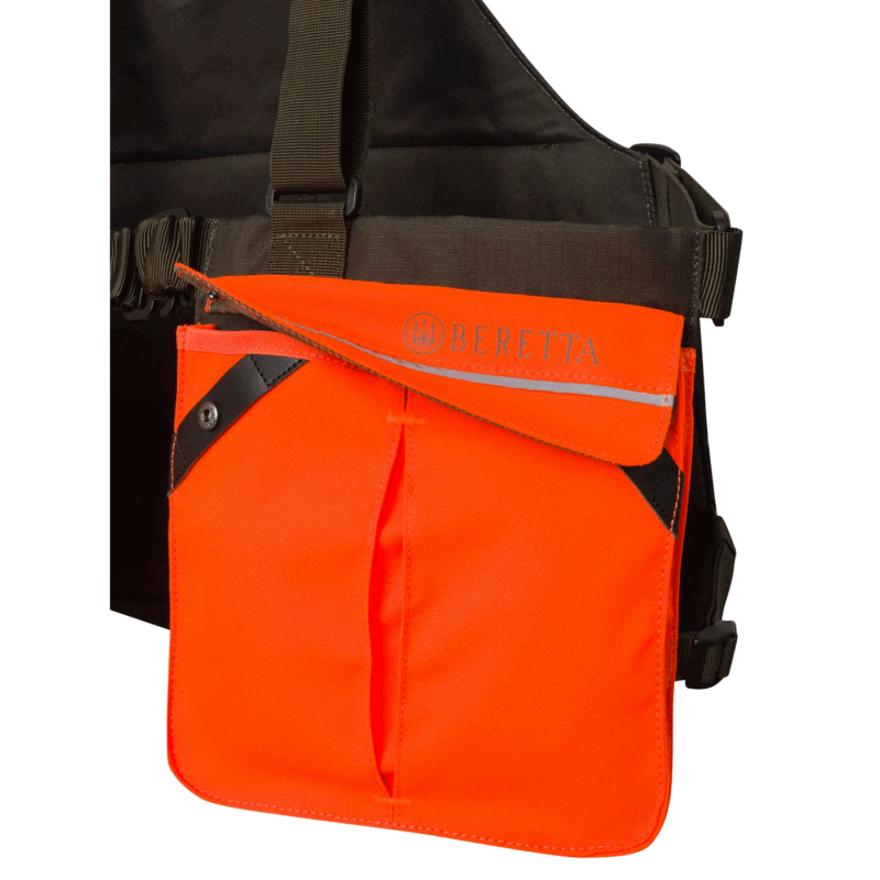 GILET - BERETTA - STRAP EVO VEST Green Moss & Orange - immagine 3
