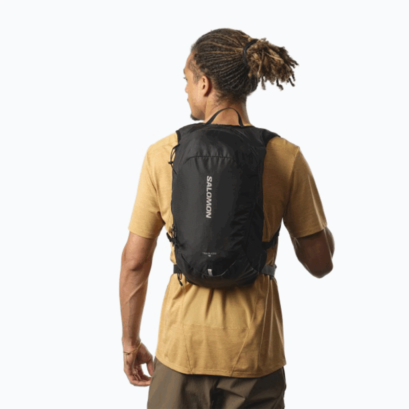 ZAINO - SALOMON - TRAILBLAZER 10 Black / Alloy - immagine 6