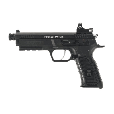 PISTOLA - TANFOGLIO MOD. FORCE 22 L TACTICAL OR CON ADATTATORE RMSC CAL. 22 LR