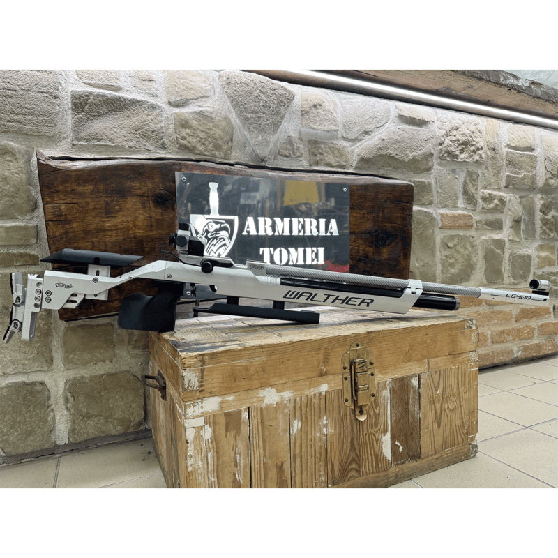 USATO - CARABINA - WALTHER MOD. LG-400 COMPETITION SILVER cal. 4.5