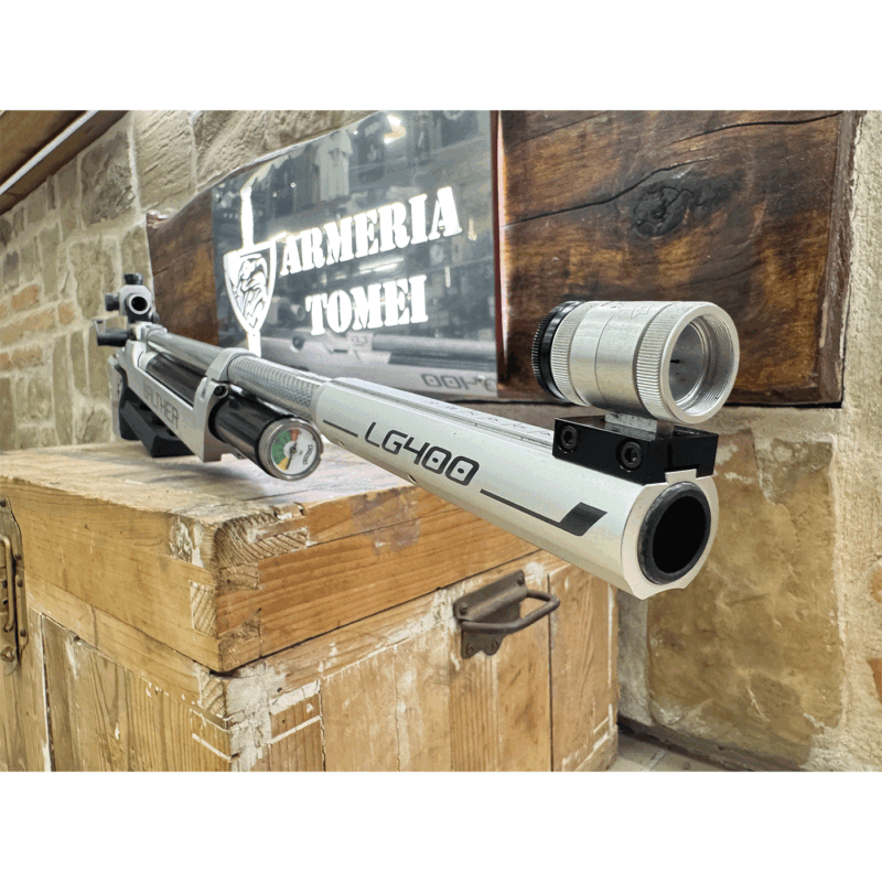USATO - CARABINA - WALTHER MOD. LG-400 COMPETITION SILVER cal. 4.5 - immagine 4
