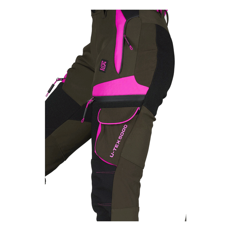 PANTALONE - UNIVERS - DONNA - CACCIA TOFANE SOFTSHELL U-TEX Verde/Fucsia - immagine 5