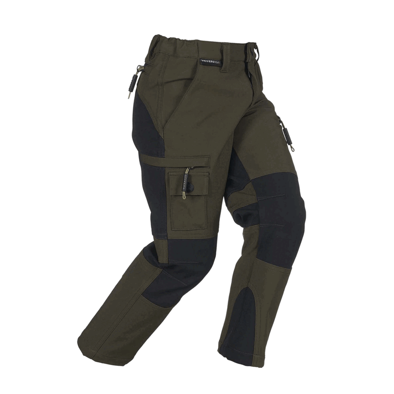 PANTALONE - UNIVERS - BIMBO/A - SOFTSHELL U-TEX JUNIOR VERDE - immagine 2