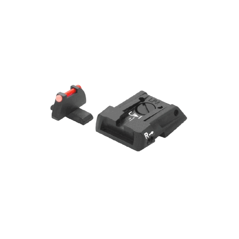 BERETTA - SET TACCA DI MIRA A REGOLAZIONE MICROMETRICA - TACCA NERA