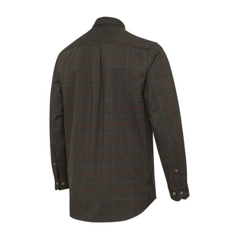 CAMICIA - BERETTA - JARGO STRETCH SHIRT Bark & Burgundy Check - immagine 2