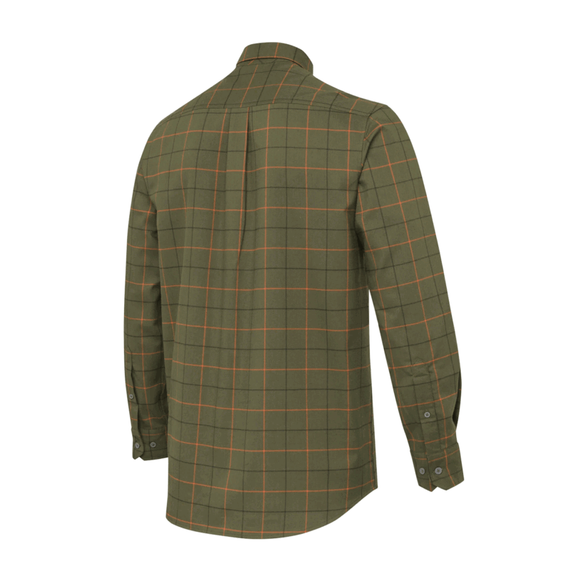 CAMICIA - BERETTA - JARGO STRETCH SHIRT Green Pumpkin Check - immagine 2