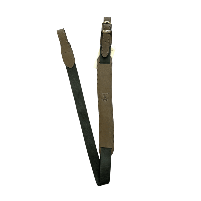 RISERVA - TRACOLLA FUCILE IN NASTRO VERDE 95cm