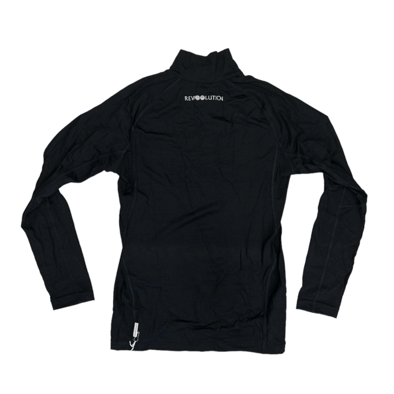 MAGLIA - REWOOLUTION - NEXT TO SKIN 190 HALF ZIP MAN Black - immagine 2