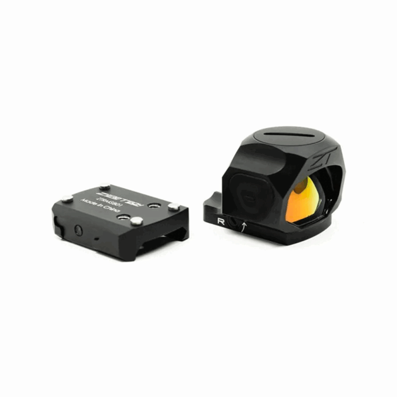 RED DOT - ZEROTECH - TRACE 1x28 ASPHERICAL REFLEX 3 MOA DOT SIZE SHIELD RMSc & RAIL MOUNT - immagine 2