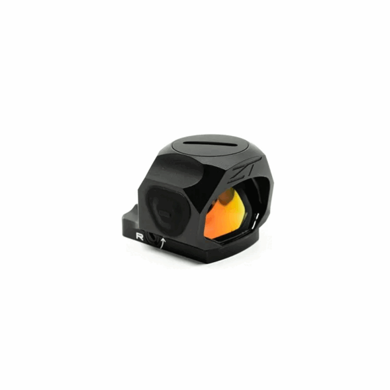 RED DOT - ZEROTECH - TRACE 1x28 ASPHERICAL REFLEX 3 MOA DOT SIZE SHIELD RMSc & RAIL MOUNT - immagine 3