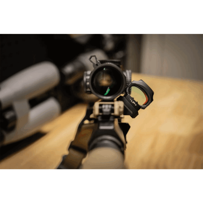 RED DOT - ZEROTECH - TRACE 1x28 ASPHERICAL REFLEX 3 MOA DOT SIZE SHIELD RMSc & RAIL MOUNT - immagine 9