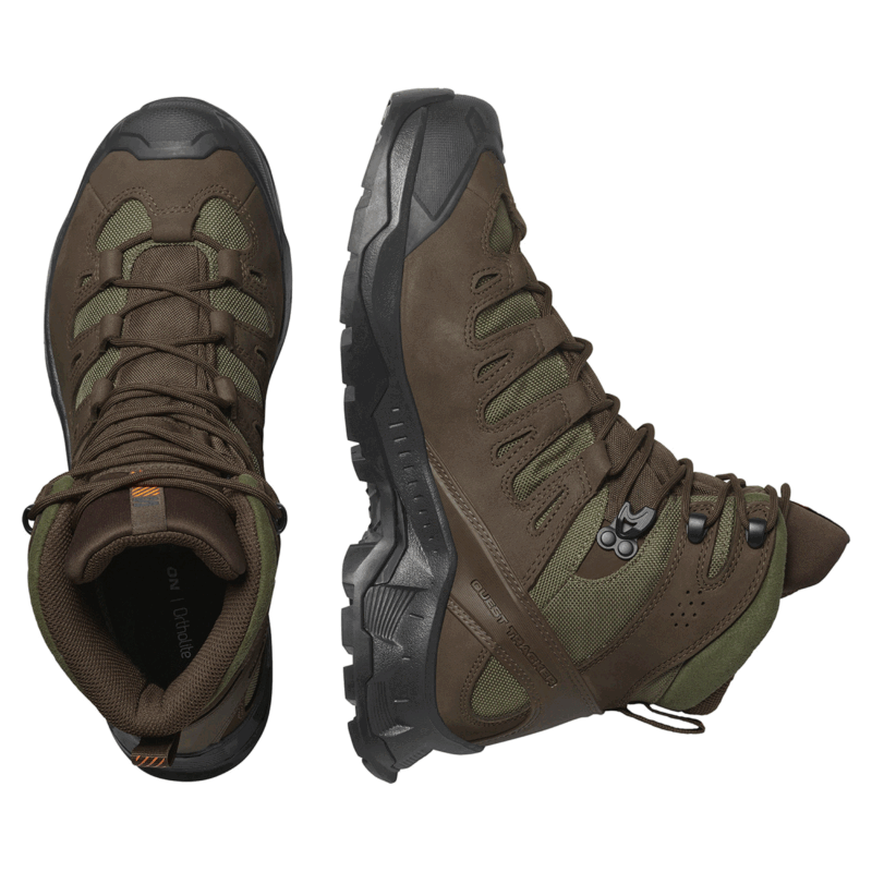 SALOMON - UOMO - QUEST TRACKER GTX Earth Brown / Ranger Green / Black - immagine 3