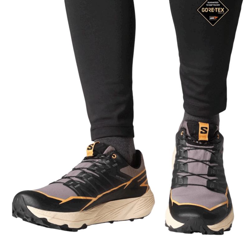 SALOMON - DONNA - THUNDERCROSS GTX W Shark / Black / Papaya - immagine 5