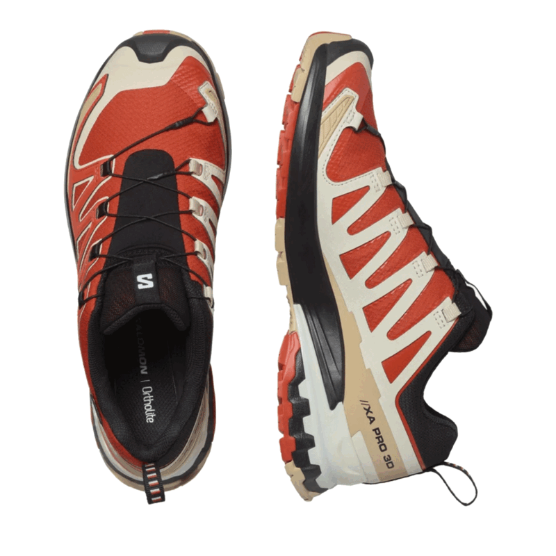 SALOMON - UOMO - XA PRO 3D V9 GTX Aurora Red / Safari / White - immagine 2