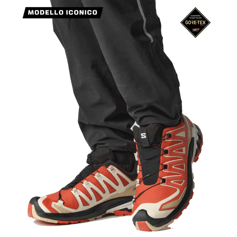 SALOMON - UOMO - XA PRO 3D V9 GTX Aurora Red / Safari / White - immagine 5