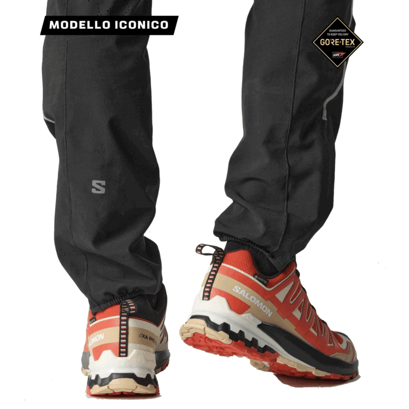 SALOMON - UOMO - XA PRO 3D V9 GTX Aurora Red / Safari / White - immagine 8