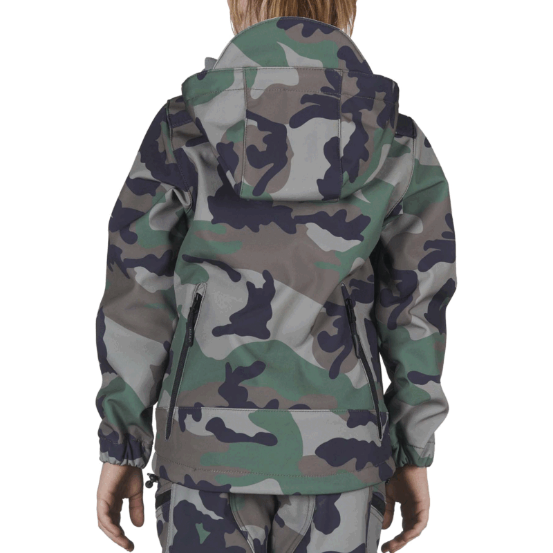 GIACCA - UNIVERS - BIMBO/A - GIACCA SOFTSHELL U-TEX JUNIOR New Land Camo - immagine 2