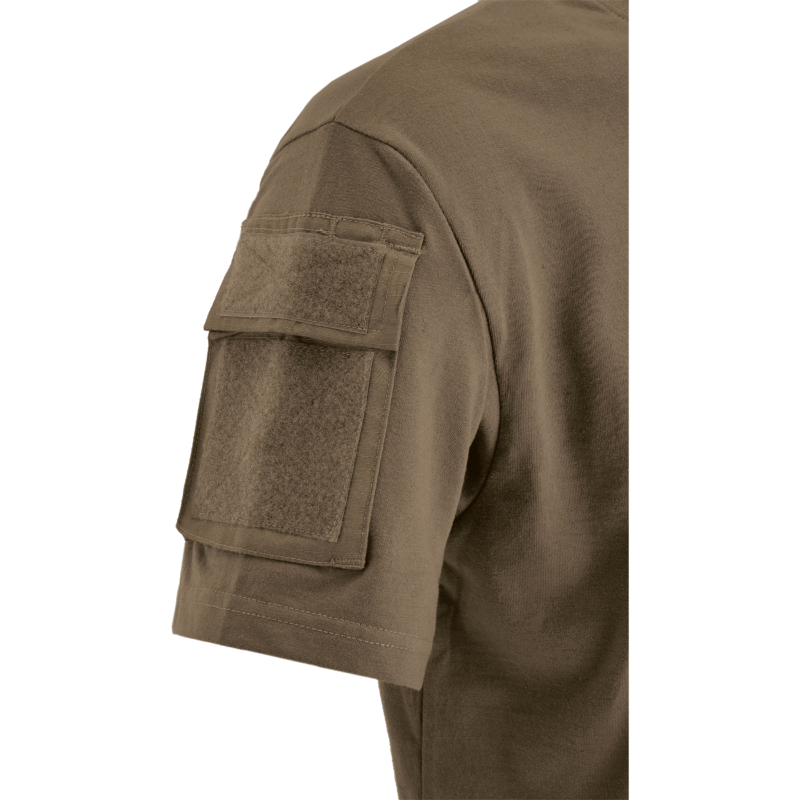 T-SHIRT - DEFCON 5 - TACTICAL SHORT SLEEVES WITH POCKETS Coyote Brown - immagine 2