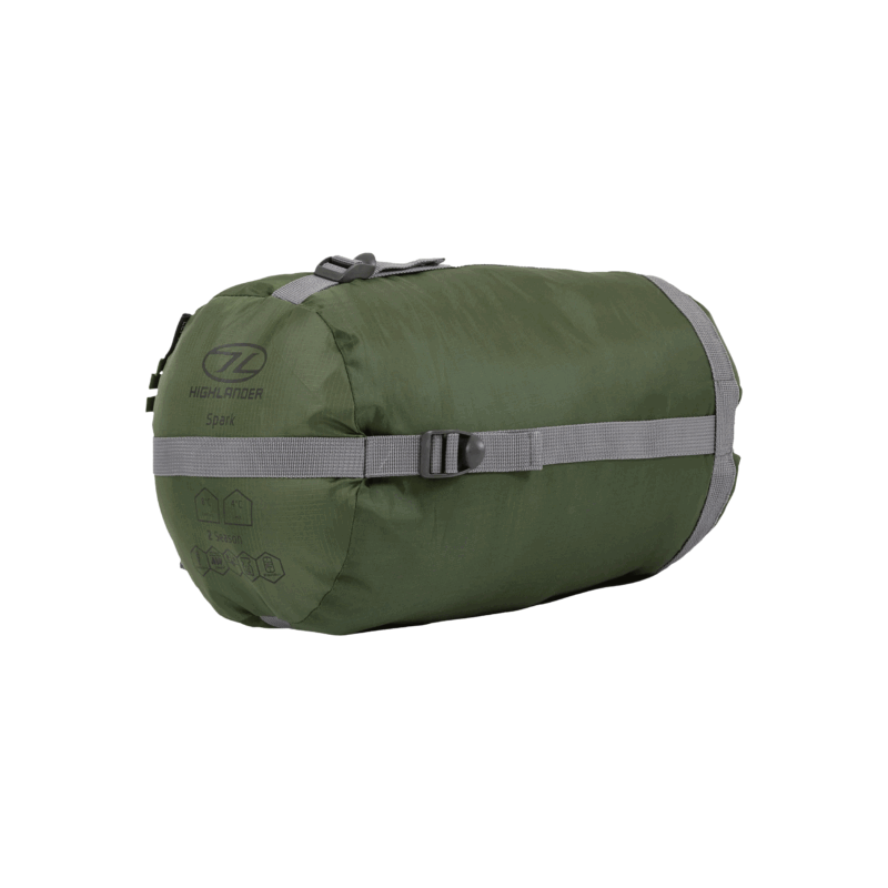 HIGHLANDER - SLEEPING BAG FLAME 150 OD GREEN - immagine 7