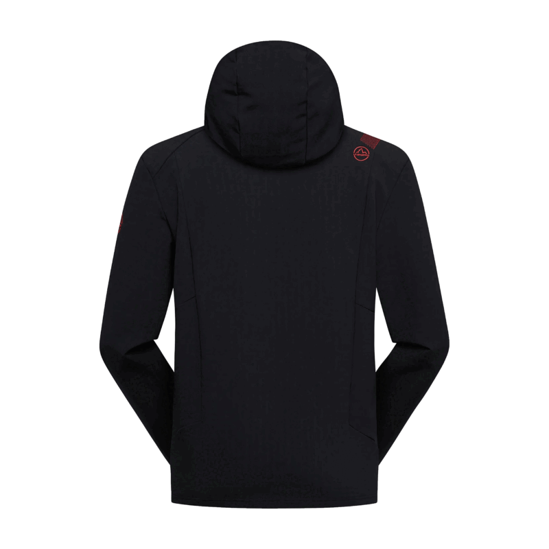 FELPA - LA SPORTIVA - DESCENDER STORM JKT M Black/Cherry Tomato - immagine 2