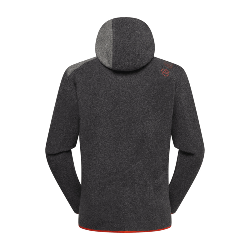 FELPA - LA SPORTIVA - AGON HOODY M Carbon/Cherry Tomato - immagine 2