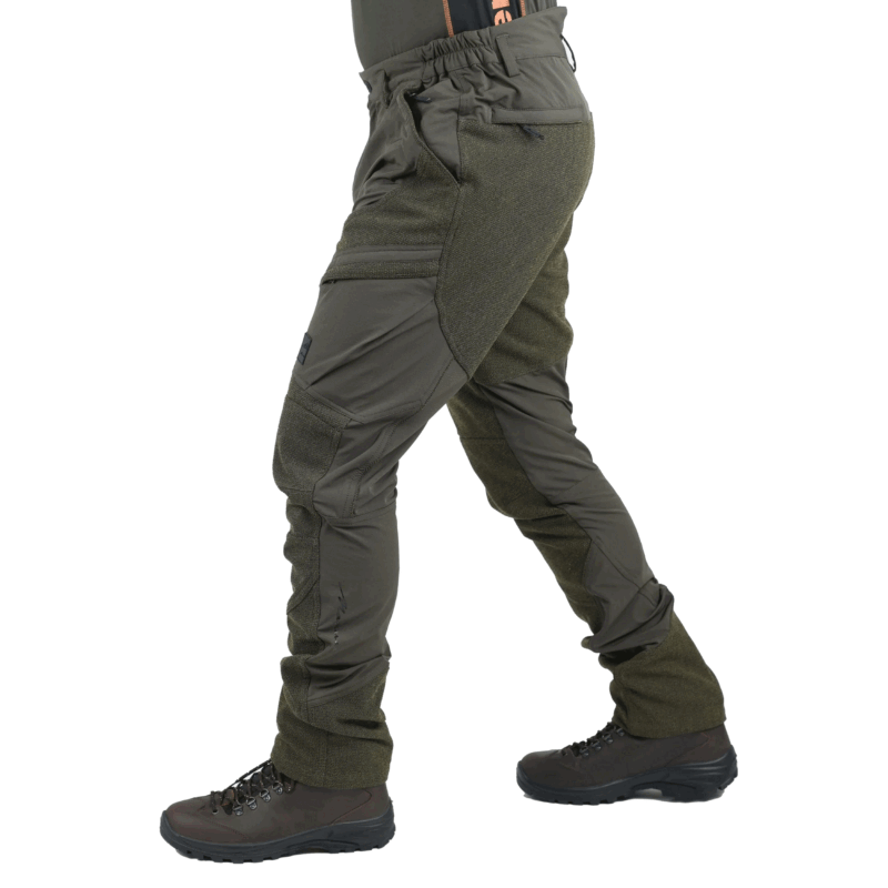 PANTALONE - MASSERIA - SPANDEX CON RINFORZI 94 Verde / Verde Fluo - immagine 3