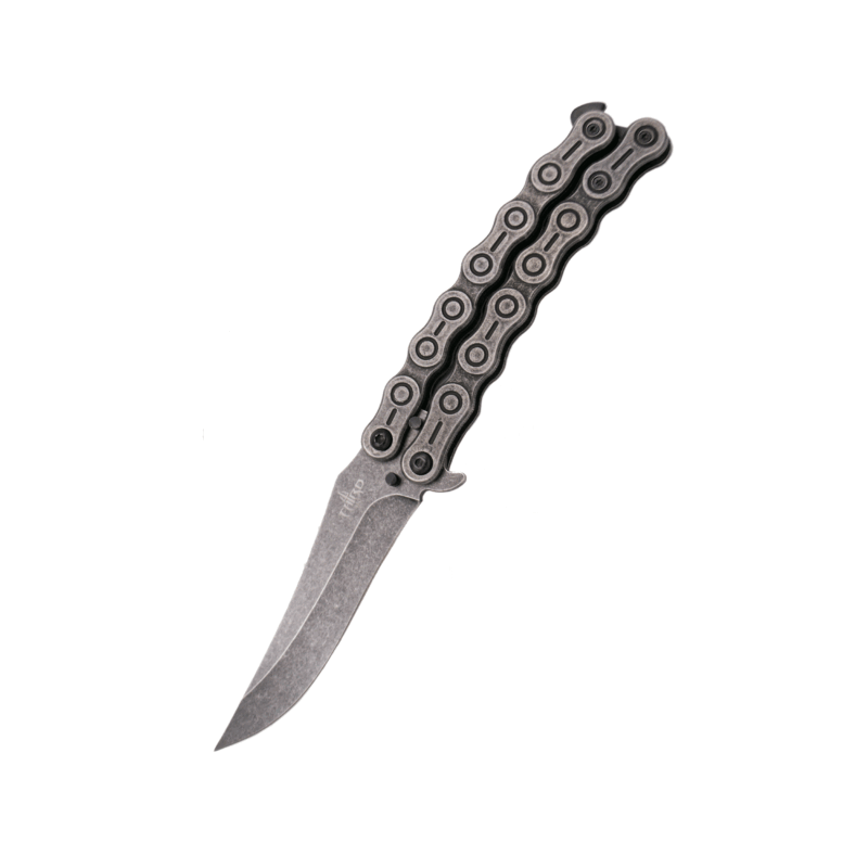 COLTELLO A FARFALLA - THIRD - BUTTERFLY LAMA ACCIAIO INOX 420 10,2cm