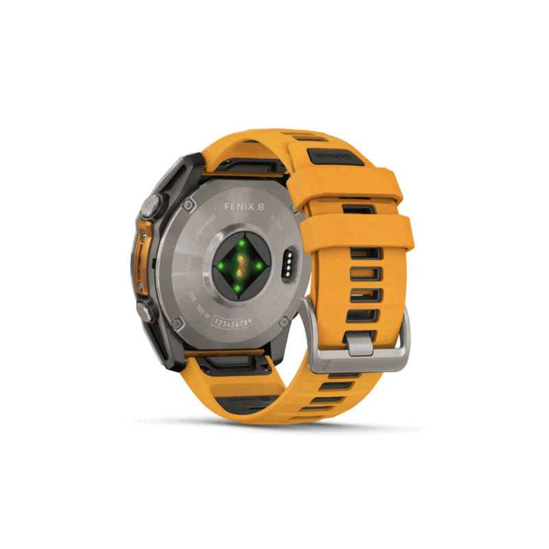 OROLOGIO - GARMIN - FĒNIX® 8 | 47MM | AMOLED | SAPPHIRE | Titanium & Spark Orange - immagine 12