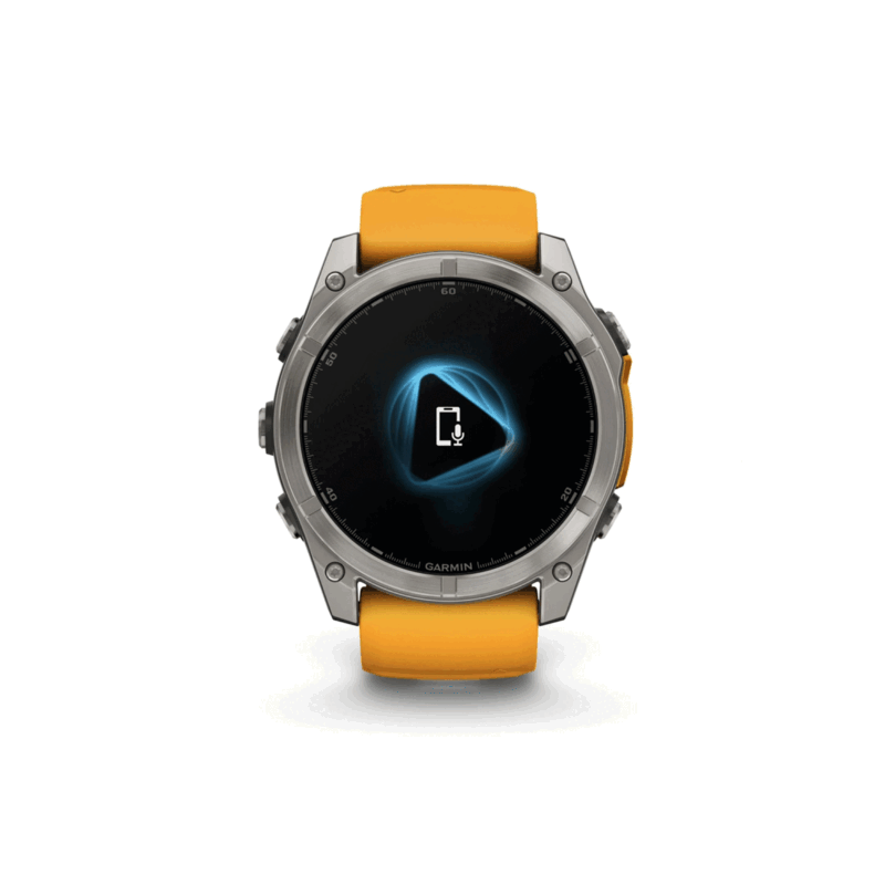 OROLOGIO - GARMIN - FĒNIX® 8 | 47MM | AMOLED | SAPPHIRE | Titanium & Spark Orange - immagine 4