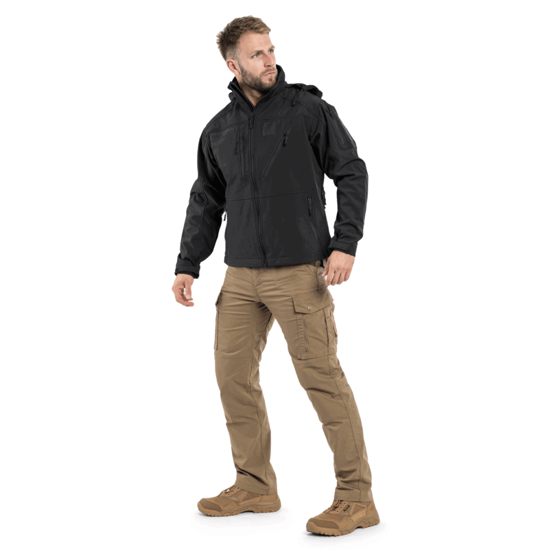 GIACCA - MIL-TEC - SOFTSHELL JACKET Black | SCU 14 - immagine 2
