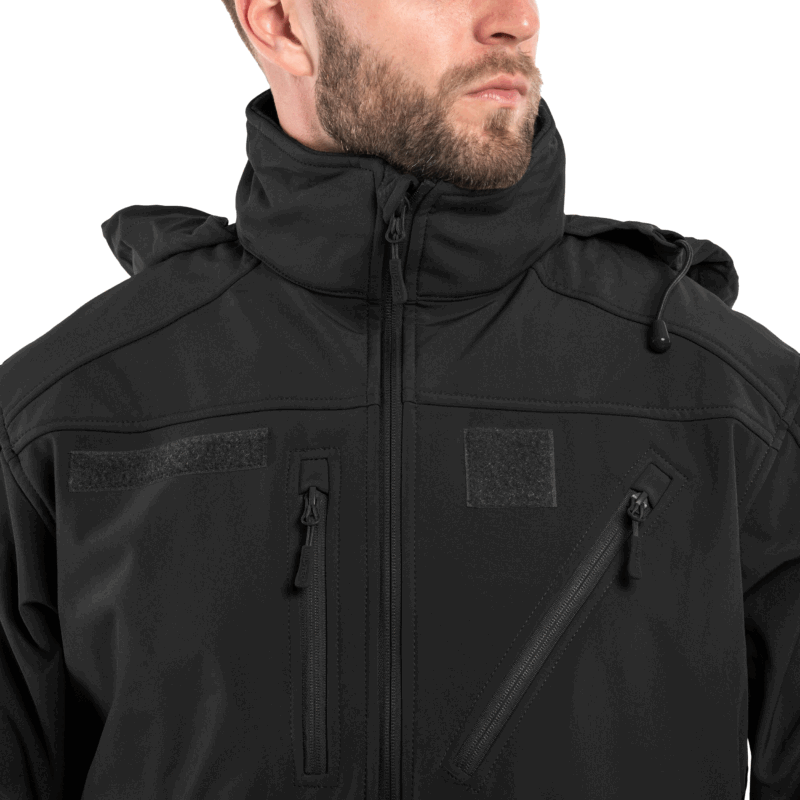 GIACCA - MIL-TEC - SOFTSHELL JACKET Black | SCU 14 - immagine 6
