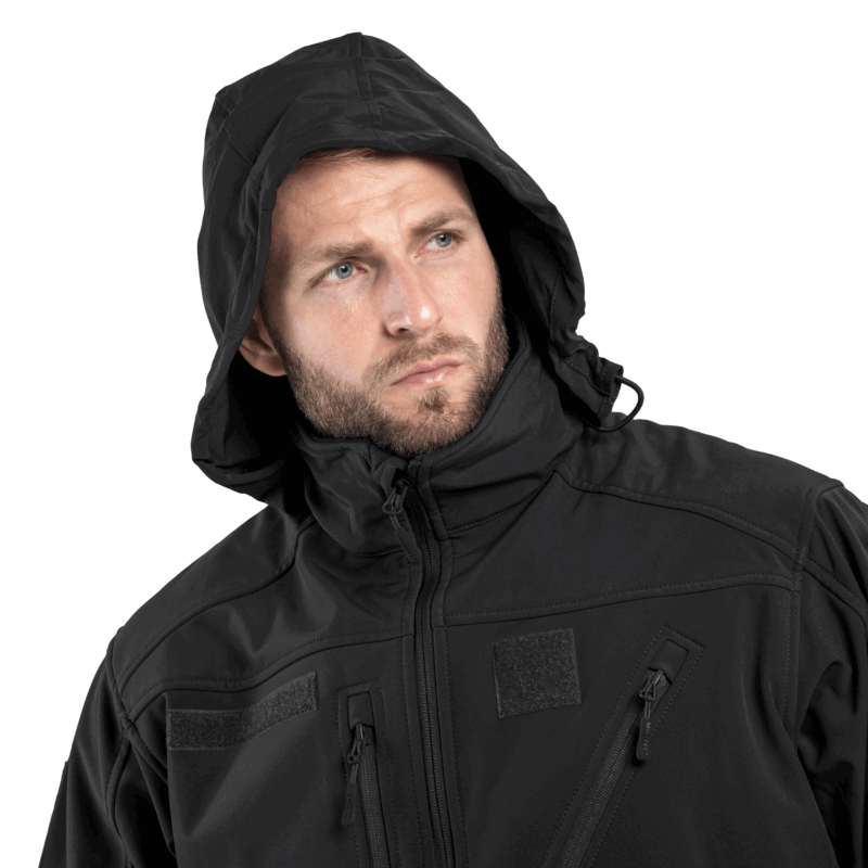 GIACCA - MIL-TEC - SOFTSHELL JACKET Black | SCU 14 - immagine 7