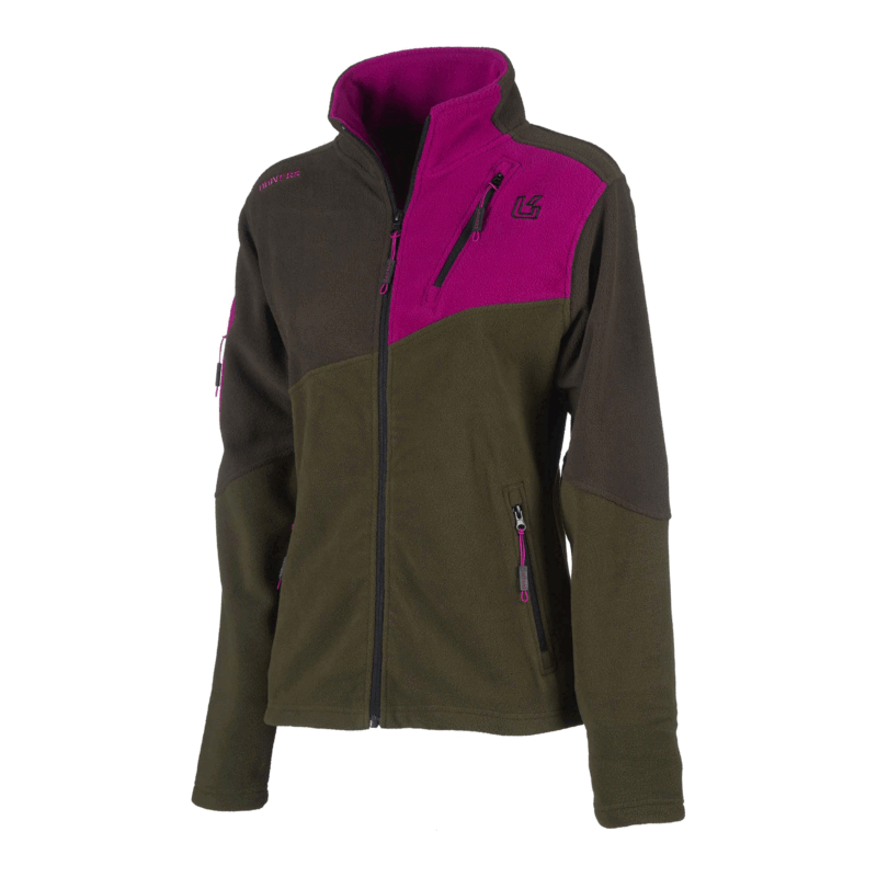 UNIVERS - DONNA - GIACCA CACCIA LINCE PILE Verde/Fucsia - immagine 3