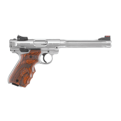 PISTOLA - RUGER - MKIV HUNTER .22LR 6-7/8 SS LAMI +1C
