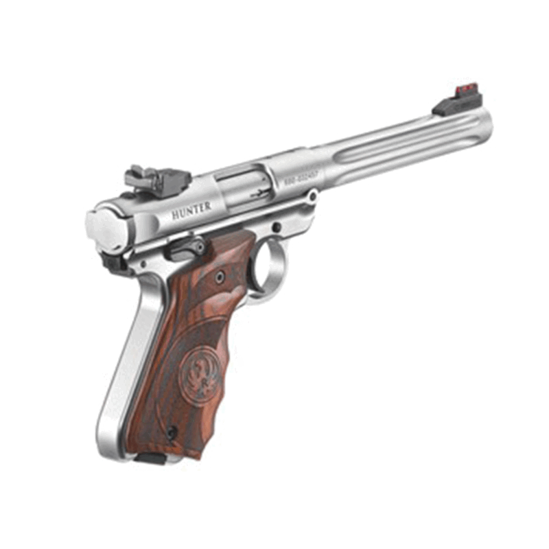 PISTOLA - RUGER - MKIV HUNTER .22LR 6-7/8 SS LAMI +1C - immagine 3