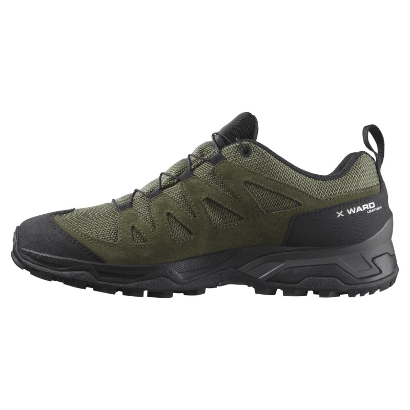 SALOMON - UOMO - X WARD LEATHER GTX Deep Lichen Green / Black / Olive Night - immagine 2