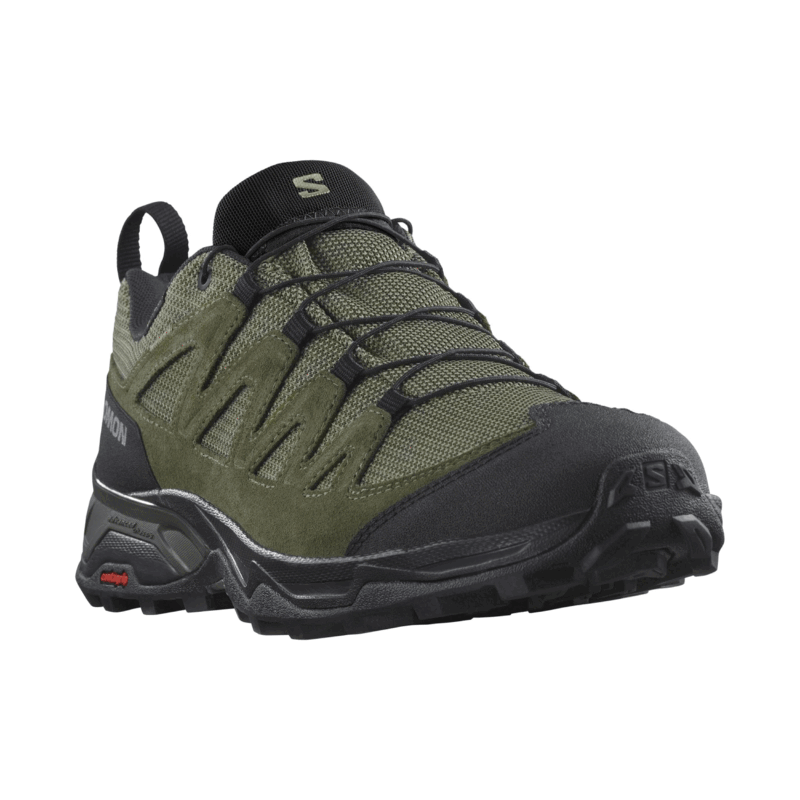 SALOMON - UOMO - X WARD LEATHER GTX Deep Lichen Green / Black / Olive Night - immagine 3