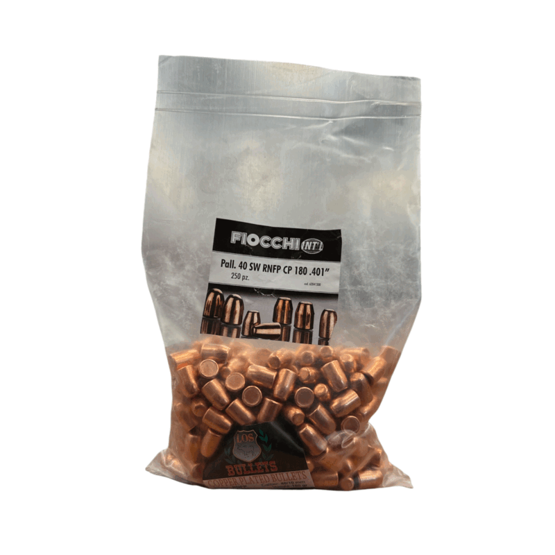 FIOCCHI - PALLE 40 SW RNFP CP 180 .401" 180gr (250PZ)