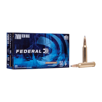 FEDERAL - 7MM REM MAG | JACKETED SOFT POINT | 150GR | POWER-SHOK | 7RA