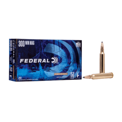 FEDERAL - 300 WIN MAG | JACKETED SOFT POINT | 150GR | POWER-SHOK | 300WGS