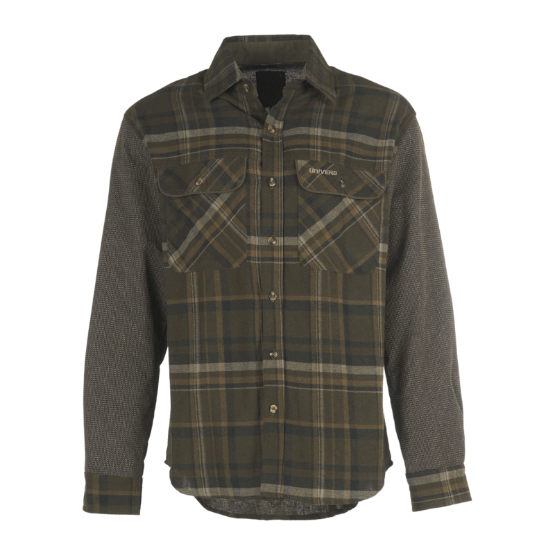 UNIVERS - CAMICIA CACCIA FLANELLA CORDURA CON MANICA KEVLAR