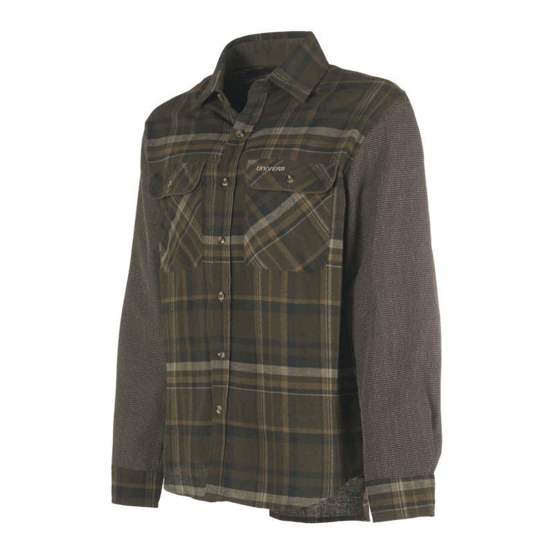 UNIVERS - CAMICIA CACCIA FLANELLA CORDURA CON MANICA KEVLAR - immagine 3