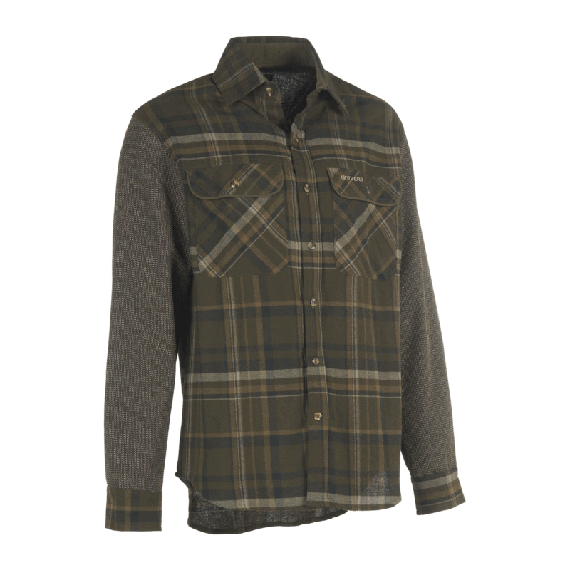 UNIVERS - CAMICIA CACCIA FLANELLA CORDURA CON MANICA KEVLAR - immagine 4