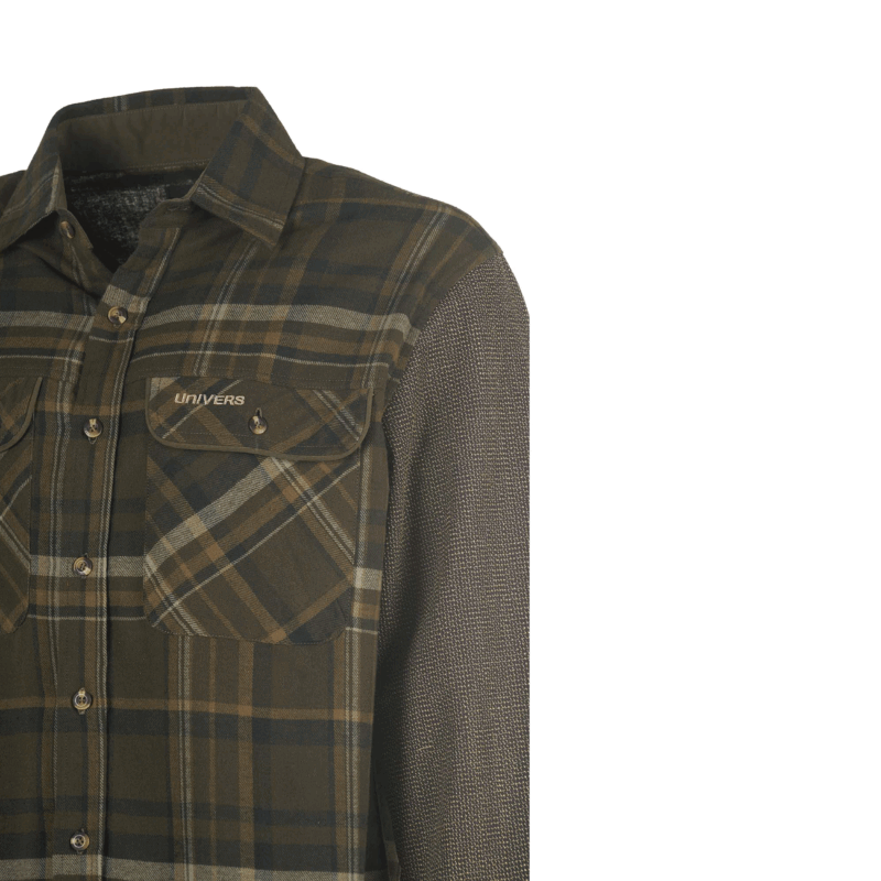 UNIVERS - CAMICIA CACCIA FLANELLA CORDURA CON MANICA KEVLAR - immagine 5
