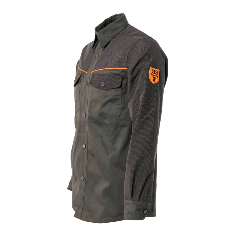 CAMICIA - RS HUNTING - COTONE E PROTEZIONI IN TESSUTO TECNICO IMPERMEABILE E ANTISTRAPPO - immagine 2
