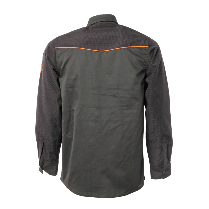 CAMICIA - RS HUNTING - COTONE E PROTEZIONI IN TESSUTO TECNICO IMPERMEABILE E ANTISTRAPPO - immagine 3
